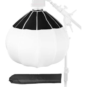 EMART 26"/65cm Lantern Softbox One Step Quick Release, 360° Light Diffuser,Professional Photography Soft Light Modifier Compatible with Video Light,Bowens Mount Light for Recording,Portraits,Live in Kuwait