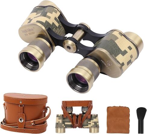 Fetch Falcon Full Metal Body FMC BAK4 HD 8x24 Binoculars(Third Generation High-Powered, Water-resistance, and Portable) Ideal for Camping, Hunting, Tourism, and Mountain Climbing (Navy Blue) in Saudi Arabia