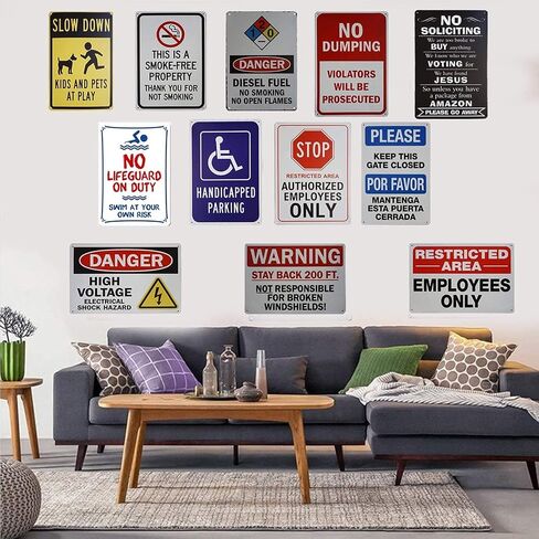 Wall Art Decor Metal Signs Little Raccoon Can Open Can Retro Funny Gifts for Game Cafes Pub Beer Club Wall Home Decor 8 x 12 inch in Saudi Arabia