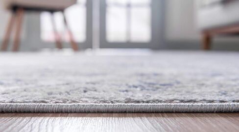 Rugs.com Oregon Collection Rug – 12 Ft Runner Gray Low-Pile Rug Perfect for Hallways, Entryways in Saudi Arabia