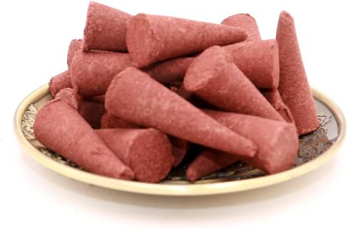 مخاريط البخور العشبية التبتية - مخاريط البخور العضوية الطبيعية - تركيبة 25 نباتًا طبيعيًا للقضاء على الروائح وتبديد الطاقة السلبية in Kuwait