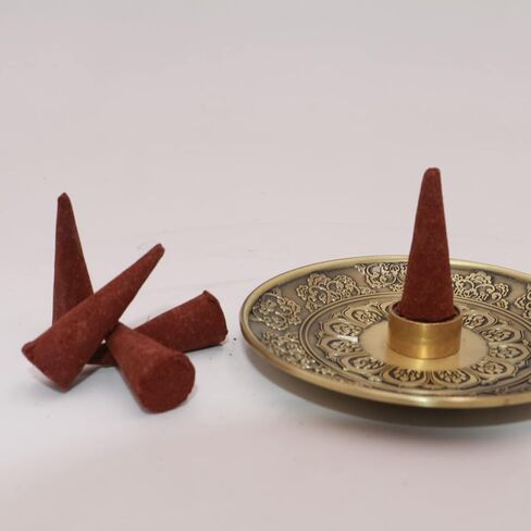 مخاريط البخور العشبية التبتية - مخاريط البخور العضوية الطبيعية - تركيبة 25 نباتًا طبيعيًا للقضاء على الروائح وتبديد الطاقة السلبية in Kuwait