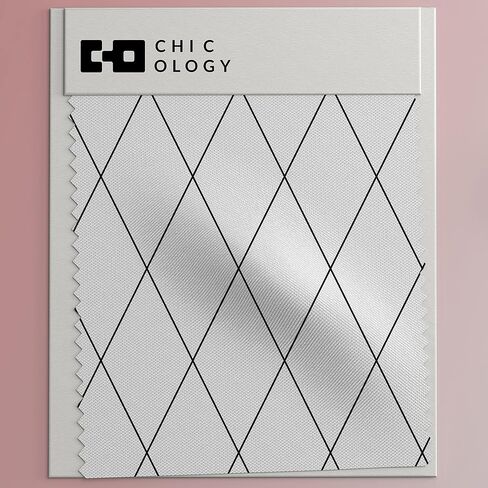 CHICOLOGY ستائر الأبواب المنزلقة، ستائر للأبواب الزجاجية المنزلقة، ستائر الأبواب الزجاجية المنزلقة، ستائر رأسية لأبواب الفناء، مقسم الغرفة، الماس، العرض: 46-86 × الارتفاع: 0-96 بوصة in Saudi Arabia