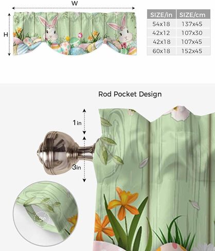 Rod Pocket Window Valances Idyllic Purple Lavender Flowers Kitchen Short Curtain Valance Windows Treatment Drapes,Bedroom Bathroom Living Room Decor Country Floral Blooming in Saudi Arabia