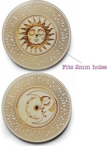 2 حزمة حامل عصا البخور السداسية عيون الشمس حامل البخور التأمل حامل البخور الخشبي للعصي هدايا التأمل هدايا ساحرة للديكور الروحي علم التنجيم ديكور بوهو باغان رمز الجمالية. in Kuwait