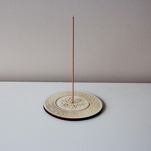 2 حزمة حامل عصا البخور السداسية عيون الشمس حامل البخور التأمل حامل البخور الخشبي للعصي هدايا التأمل هدايا ساحرة للديكور الروحي علم التنجيم ديكور بوهو باغان رمز الجمالية. in Kuwait