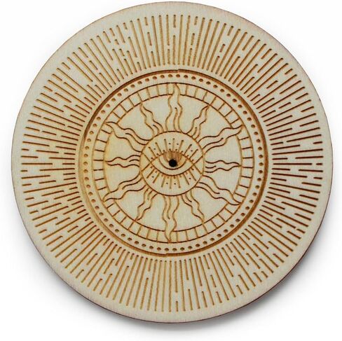 2 حزمة حامل عصا البخور السداسية عيون الشمس حامل البخور التأمل حامل البخور الخشبي للعصي هدايا التأمل هدايا ساحرة للديكور الروحي علم التنجيم ديكور بوهو باغان رمز الجمالية. in Kuwait