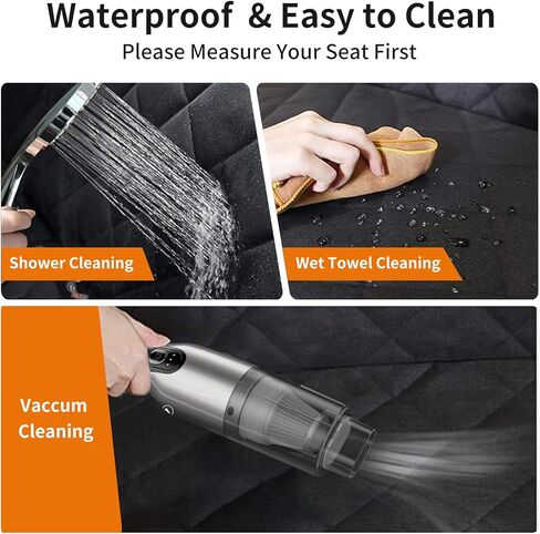 Pet Front Seat Cover Pet Booster Seat,Deluxe 2 in 1 Dog Seat Cover for Cars Waterproof Dog Front Seat Cover Pet Bucket Seat Cover with Safety Belt in Kuwait