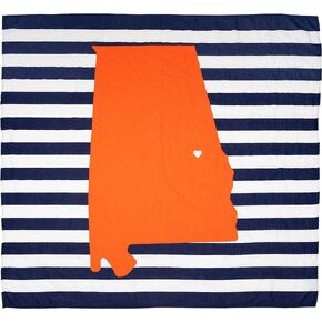 Auburn Baby Blanket Organic Cotton Muslin Swaddle Blanket - 47" x 43" - Fans of Auburn Baby Gift for Boys Girls Newborn Receiving Blankets in Kuwait