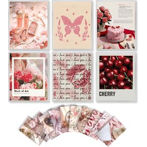 ديكور غرفة كوكيت من اكسكول كلوب - بوسترات كوكيت باللون الزهري، ديكور غرفة كوكيت الجمالي، ديكور كوكيت عتيق، ديكور حائط كوكيت، صور كوكيت صور غرفة النوم (8 × 10 مطبوعات غير مؤطرة) in Kuwait