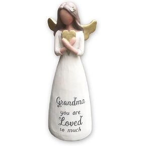 تمثال ملاك الجدة قابل للتجميع كهدية لعيد ميلاد الجدة أو الكريسماس أو عيد الأم مع كلمات مدروسة وآية عاطفية للجدة الملاك الحارس in Kuwait