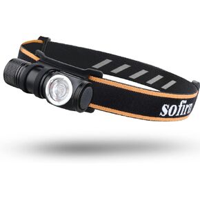 sofirn HS10 LED Headlamp 1100 Lumens, Right Angle EDC Flashlight with Powerful LH351D LED 90CRI, Small Pocket-Size & IPX8 Waterproof for Camping Running Hiking Outdoor (HS10-4000K-kit) in Kuwait