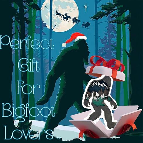 هدايا Hosrnovo Bigfoot، تمثال خشبي Bigfoot مقاس 8.2 بوصة لديكور المنزل، هدايا ساسكواتش كبيرة ثلاثية الأبعاد للرجال ومحبي اليتي، هدية رائعة لعيد الأب in Kuwait