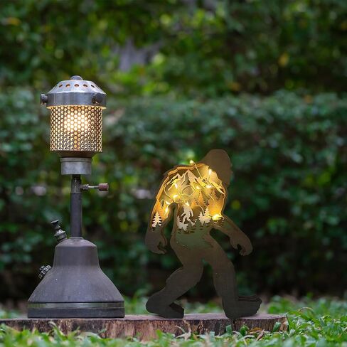 هدايا Hosrnovo Bigfoot، تمثال خشبي Bigfoot مقاس 8.2 بوصة لديكور المنزل، هدايا ساسكواتش كبيرة ثلاثية الأبعاد للرجال ومحبي اليتي، هدية رائعة لعيد الأب in Kuwait