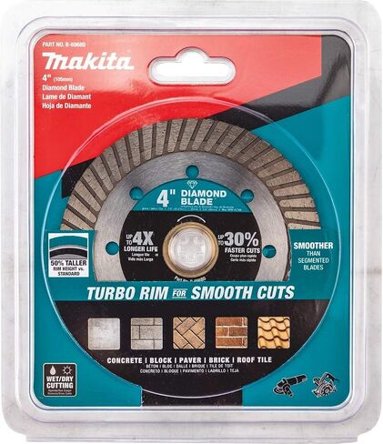 Makita B-69680 4" Diamond Blade, Turbo, General Purpose in Saudi Arabia
