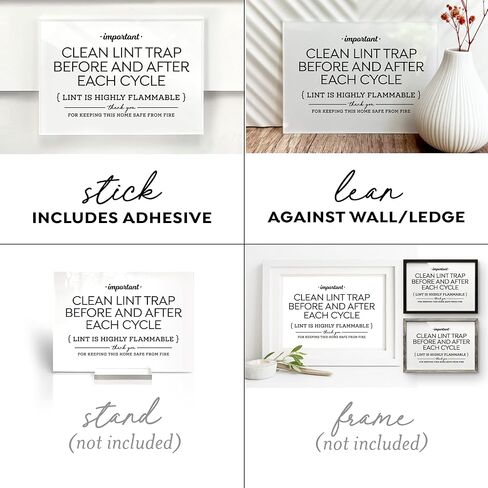 يرجى تنظيف لافتة مصيدة الوبر ~ 5 × 7 بوصة ~ جاهزة للالتصاق أو العجاف أو الإطار (أبيض) in Kuwait