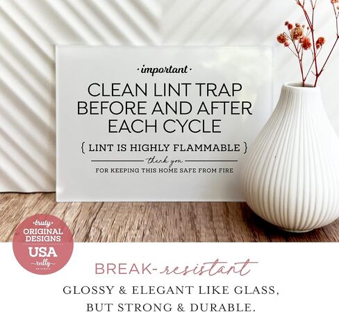 يرجى تنظيف لافتة مصيدة الوبر ~ 5 × 7 بوصة ~ جاهزة للالتصاق أو العجاف أو الإطار (أبيض) in Kuwait