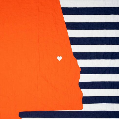 Auburn Baby Blanket Organic Cotton Muslin Swaddle Blanket - 47" x 43" - Fans of Auburn Baby Gift for Boys Girls Newborn Receiving Blankets in Kuwait