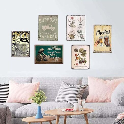 Cusde Gym Motivational Sign I Can Do All Things Through Christ For Gym Workout Sign Fitness Sign Workout Room Decor Inspirational Posters Gym Wall Art 8x12 in Saudi Arabia