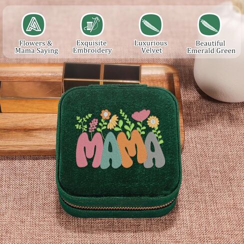 GSPY Velvet Jewelry Box, Gifts for Mom in Kuwait
