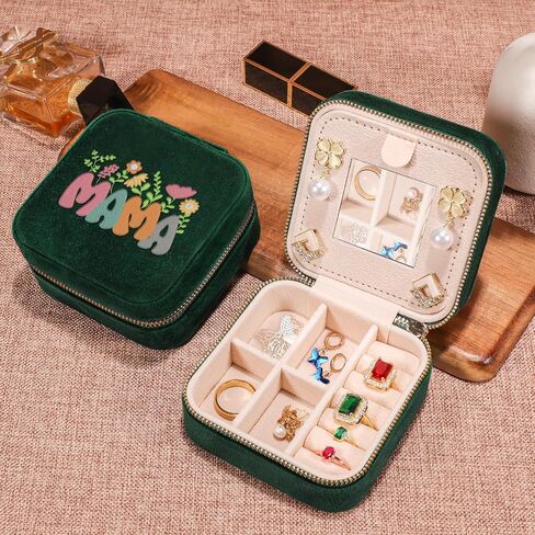 GSPY Velvet Jewelry Box, Gifts for Mom in Kuwait