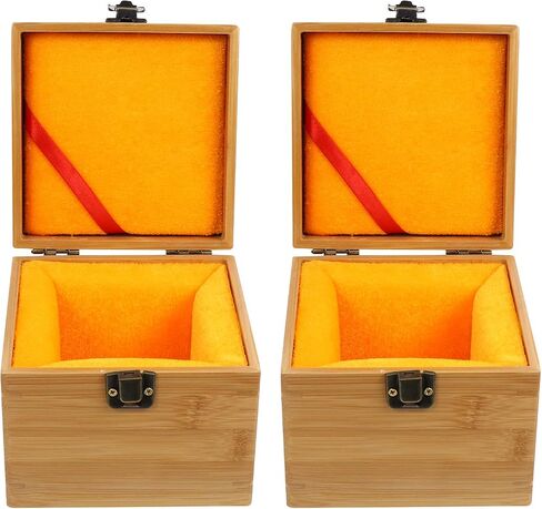 BESPORTBLE Storage Box, 2Pcs Decorative Jewelry Box Practical Jewelry Storage Box Chic Jewelry Storage Container Crafts Collection Storage Case for Home ( 12X14X14CM ) in Saudi Arabia