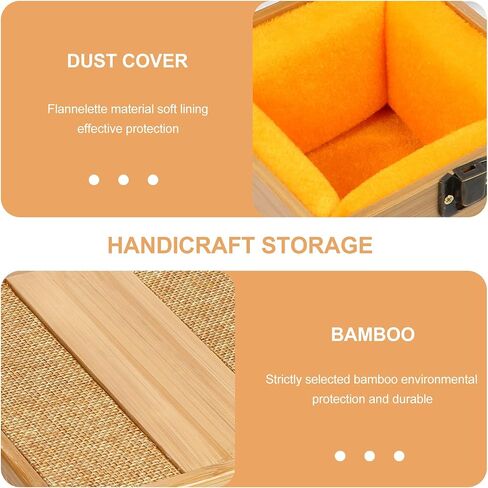 BESPORTBLE Storage Box, 2Pcs Decorative Jewelry Box Practical Jewelry Storage Box Chic Jewelry Storage Container Crafts Collection Storage Case for Home ( 12X14X14CM ) in Saudi Arabia