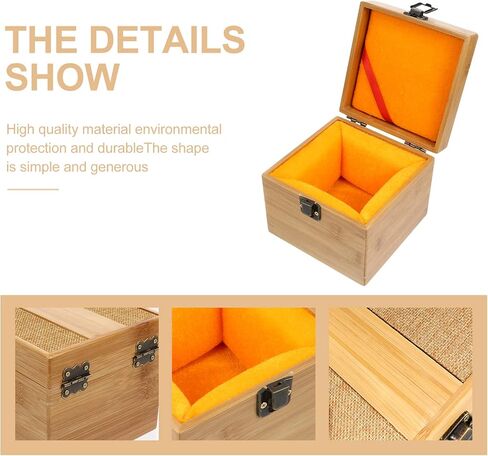 BESPORTBLE Storage Box, 2Pcs Decorative Jewelry Box Practical Jewelry Storage Box Chic Jewelry Storage Container Crafts Collection Storage Case for Home ( 12X14X14CM ) in Saudi Arabia