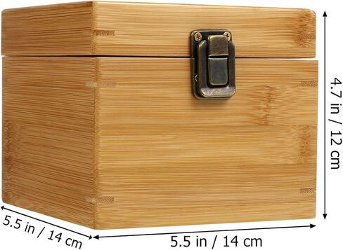 BESPORTBLE Storage Box, 2Pcs Decorative Jewelry Box Practical Jewelry Storage Box Chic Jewelry Storage Container Crafts Collection Storage Case for Home ( 12X14X14CM ) in Saudi Arabia