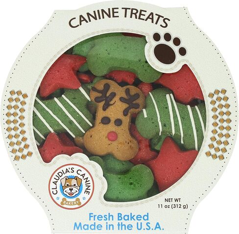 كلوديا الكلاب مخبز الذواقة عيد الميلاد يعامل - 11 أوقية. حوض (أرض الرنة العجائب) in Kuwait