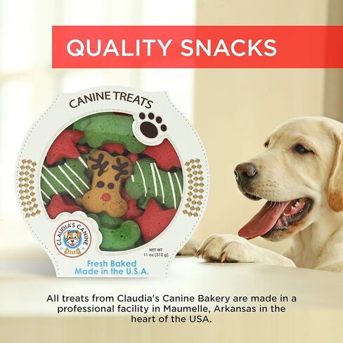 كلوديا الكلاب مخبز الذواقة عيد الميلاد يعامل - 11 أوقية. حوض (أرض الرنة العجائب) in Kuwait