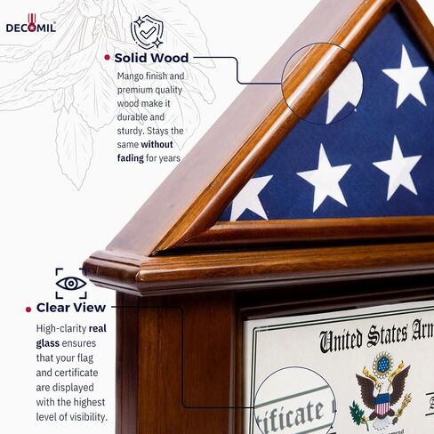 جراب عرض علم DECOMIL مع إطار حامل الشهادات والوثائق in Kuwait