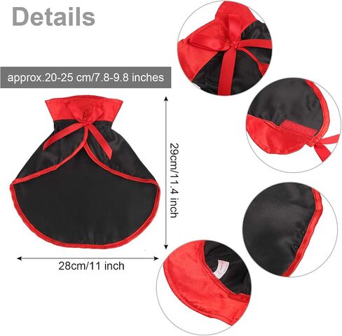 4 Pieces Halloween Cat Costume Cat Cape Bat Costume Wings with Pumpkin Bells for Halloween Pet Costume in Saudi Arabia