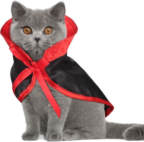 4 Pieces Halloween Cat Costume Cat Cape Bat Costume Wings with Pumpkin Bells for Halloween Pet Costume in Saudi Arabia