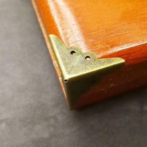 Coshar 16 Pack Triangle Corner Protector Edge Cover Bronze Corner for Furnitures Wooden Boxes in Saudi Arabia