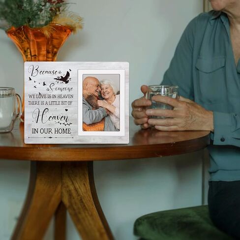 إطار صورة تذكاري - هدايا التعاطف لفقدان أحبائك - في ذكرى الحب للأم والأب والجدة والجد (10.16 سم × 15.24 سم) in Kuwait