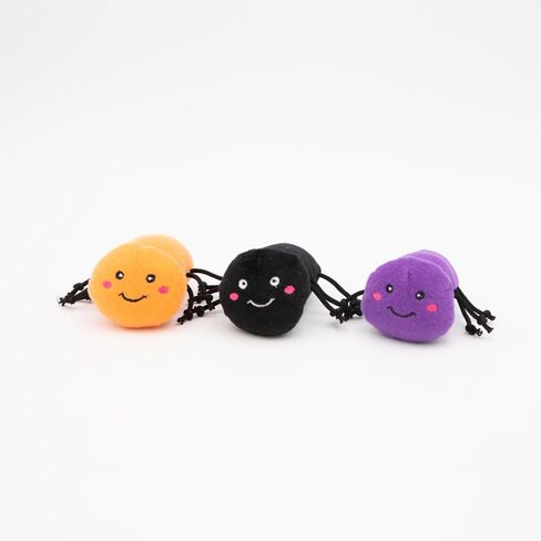 ألعاب الكلاب التفاعلية من ZippyPaws Halloween Burrow - ألعاب إخفاء والبحث عن الكلاب وألعاب الجراء، وألعاب الكلاب الملونة التي تصدر أصواتًا، وألغاز الكلاب الفخمة، وشبكة العنكبوت in Saudi Arabia