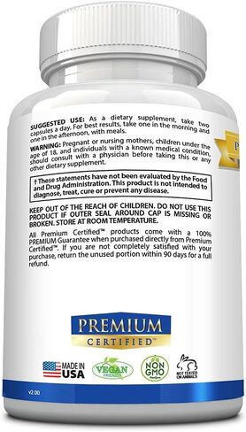 CoQ10 المعتمد المتميز - الإنزيم المساعد Q10 300 ملغ مع زيت MCT والبيبيرين - امتصاص سريع - تعزيز مستويات مضادات الأكسدة، وتحسين الطاقة، ودعم القلب والخصوبة - 60 كبسولة - صديقة للنباتيين in Kuwait