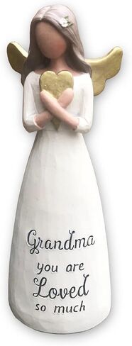 تمثال ملاك الجدة قابل للتجميع كهدية لعيد ميلاد الجدة أو الكريسماس أو عيد الأم مع كلمات مدروسة وآية عاطفية للجدة الملاك الحارس in Kuwait