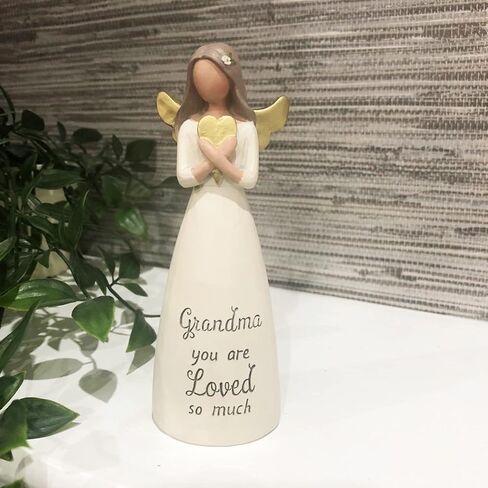 تمثال ملاك الجدة قابل للتجميع كهدية لعيد ميلاد الجدة أو الكريسماس أو عيد الأم مع كلمات مدروسة وآية عاطفية للجدة الملاك الحارس in Kuwait