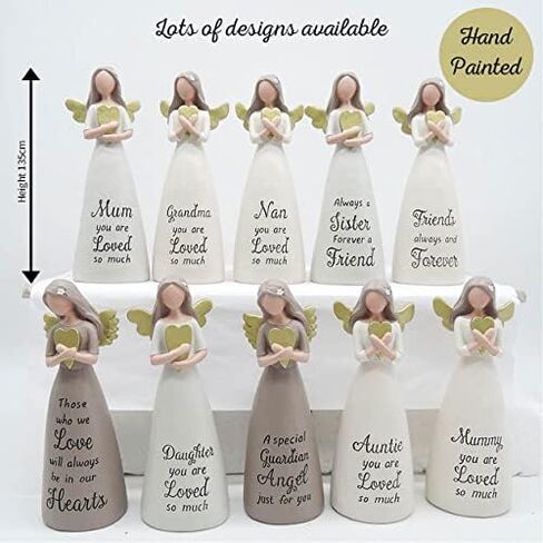 تمثال ملاك الجدة قابل للتجميع كهدية لعيد ميلاد الجدة أو الكريسماس أو عيد الأم مع كلمات مدروسة وآية عاطفية للجدة الملاك الحارس in Kuwait