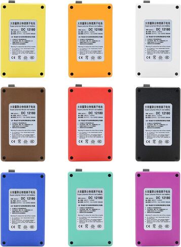 ABENIC DC 12V 2A (24W) 1800mAh بطارية ليثيوم أيون قابلة لإعادة الشحن للغاية DC12180 أحمر in Saudi Arabia