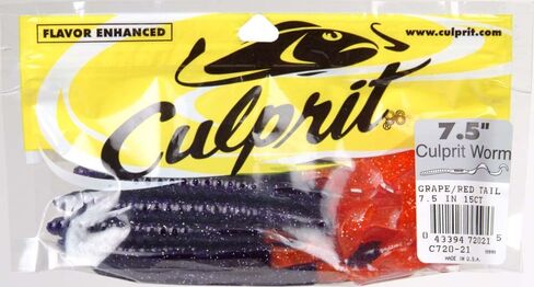 Culprit 7.5-in. Worm, 13Ct Bag in Kuwait