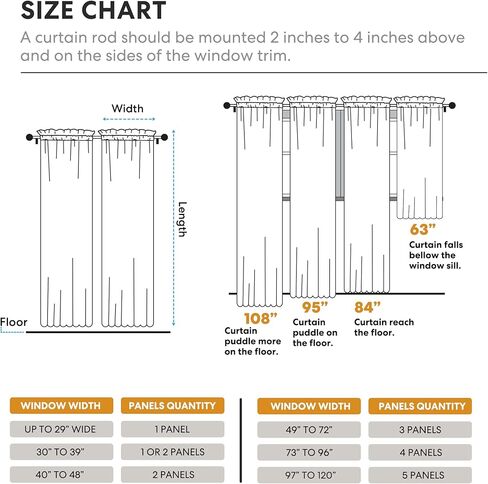 Regal Home Collections Solid Lightweight Voile Sheer Curtains - Grommet Light Filtering Curtains - Sheer Window Curtain Panels for Living Room, Dining Room - Sheer Drapes (52in W x 63in L, Plum) in Kuwait