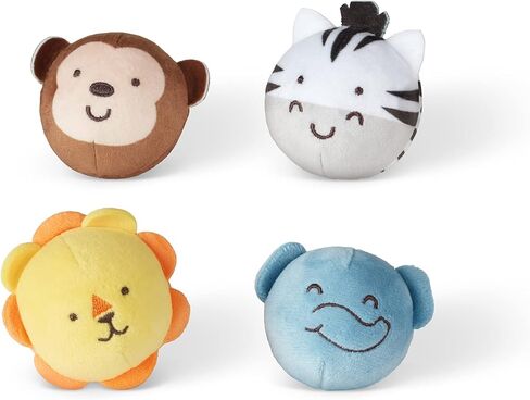 Melissa & Doug Rollables Safari Friends Infant and Toddler Toy (4 Pieces) in Saudi Arabia