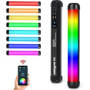 عصا اضاءة LED محمولة باليد ويك لايت K21 2500-8500 كلفن قابلة للتعتيم CRI 95+ TLCI 97+ مع بطارية مدمجة 2500mAh، شريط اضاءة للتحكم في التطبيق والتصوير الفوتوغرافي in Kuwait