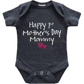 first mothers day baby boy girl outfit happy 1st mother's day mommy bodysuit gifts