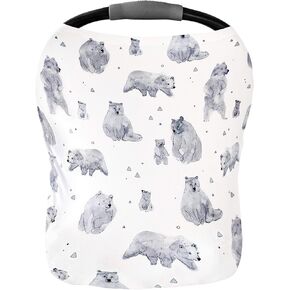 أغطية مقاعد السيارة للأطفال وغطاء للرضاعة من بوبي - نمط للجنسين ناعم وقابل للتمدد (بودي) in Kuwait