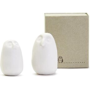 زوج البوم الحكيم E0014 من شركة Two's Company في صندوق هدايا، عرض 2 بوصة، بورسلين، in Kuwait