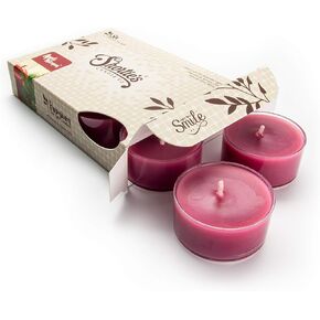 شموع Tealight الفاخرة بالمانجو والبابايا - 6 شموع شاي برتقالية ذات رائحة عالية - ضوء شموع جميل - صنع في الولايات المتحدة الأمريكية - مجموعة الفواكه والتوت in Kuwait